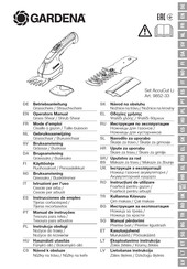 Gardena 9852 Mode D'emploi