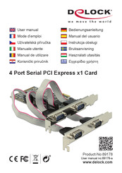 DeLOCK 89178 Mode D'emploi