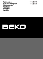 Beko SSE 26020 Mode D'emploi