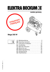 Elektra Beckum Mega 350 W Instructions D'utilisation