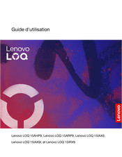 Lenovo LOQ 15IAX9 Guide D'utilisation