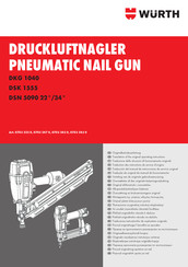 Würth DSN 5090 22 Traduction Des Instructions De Service D'origine