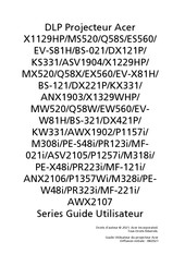 Acer ANX1903 Guide Utilisateur