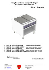 Charvet PRO 1000 E2GRL Notice D'installation