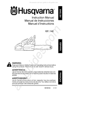 Husqvarna 142 Manuel D'instructions