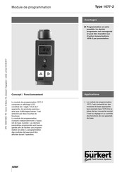 Burkert 1077-2 Mode D'emploi