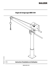 Sulzer ABS 5 kN Instructions D'installation Et D'utilisation