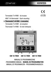 Gewiss Chorus GW 10 795H Manuel De Programmation