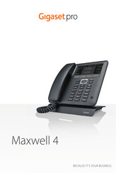 Gigaset pro Maxwell 4 Mode D'emploi