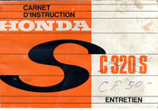 Honda C 320 S 1967 Carnet D'instructions