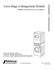 Alliance Laundry Systems SWD455C SVG Installation/Fonctionnement