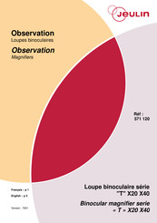 Jeulin 571 120 Mode D'emploi