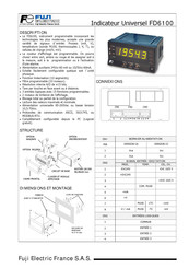 Fuji Electric FD6100 Document Technique