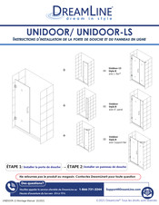 DreamLine UNIDOOR-LS Instructions D'installation