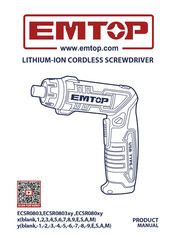 EMTOP ECSR0803xy Instructions D'utilisation