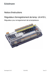 ECKELMANN UA 410 L Notice D'instructions