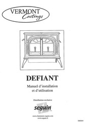 Seguin Vermont Castings RESOLUTE Manuel D'installation Et D'utilisation