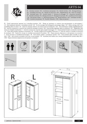 ML MEBLE ARTIS 04 Notice De Montage