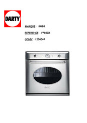 Smeg FP850X Manuel D'utilisation