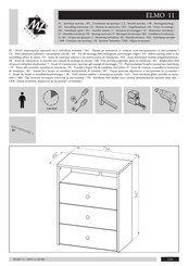 ML MEBLE ELMO 11 Notice De Montage