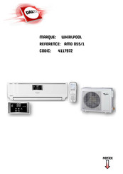 Whirlpool AMD 055/1 Mode D'emploi