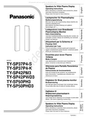 Panasonic TY-SP42PM3 Mode D'emploi