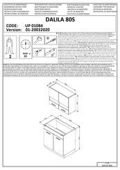 CONFORAMA UP 01084 Instructions D'assemblage