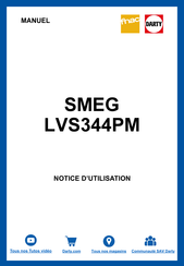 Smeg LVS344PM Notice D'utilisation