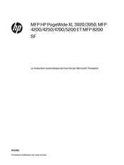 HP PageWide 4200 SF Manuel D'utilisation