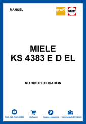 Miele K 4373 Série Mode D'emploi