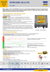 GYS GYSFLASH 18.12 PL Manuel D'utilisation