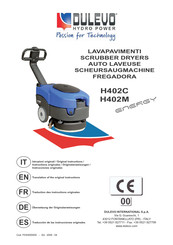 Dulevo H402C Traduction Des Instructions Originales