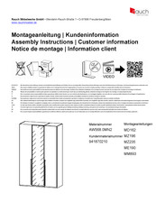 Rauch MD162 Notice De Montage