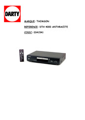 THOMSON DTH 4000 Manuel D'utilisation