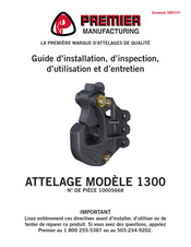 Premier Manufacturing 1300 Guide D'installation