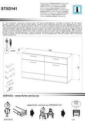 Forte STXD141 Notice De Montage