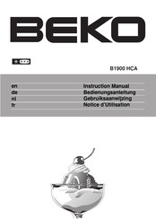 Beko B1900 HCA Notice D'utilisation