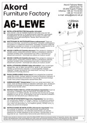 Akord A6-LEWE Instructions D'installation