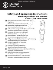 Chicago Pneumatic CP 0125 SVR Prescriptions De Sécurité Et Instructions Pour L'opérateur