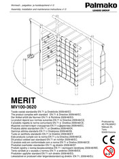 Lemeks Palmako MERIT MV100-3620 Instructions De Montage