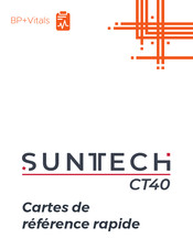 SunTech Medical CT40 Fiche De Référence Rapide