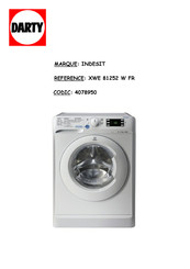 Indesit XWE 81252 W FR Mode D'emploi