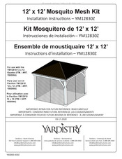 Yardistry YM12830Z Instructions D'installation