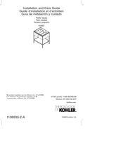 Kohler K-2527 Guide D'installation Et D'entretien