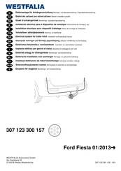 Westfalia Automotive 307 123 300 157 Notice De Montage Et D'utilisation