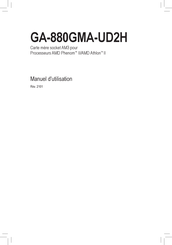 Gigabyte GA-880GMA-UD2H Manuel D'utilisation