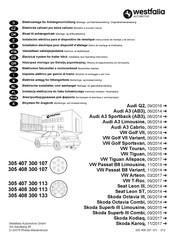 Westfalia Automotive 305 408 300 107 Notice De Montage Et D'utilisation