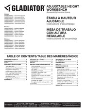 Gladiator GAWB06HWGW Instructions D'assemblage