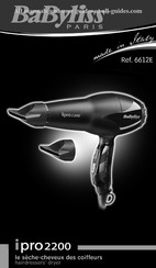 BaByliss PARIS ipro 2200 Mode D'emploi