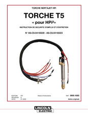 Lincoln Electric AS-CS-04150220 Instruction De Securite D'emploi Et D'entretien